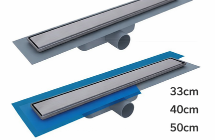 Ujëmbledhës linear inox 33cm - 80cm - Creavit
