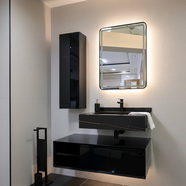 Dollap banjo LOFT (BL202 e zezë) 100cm