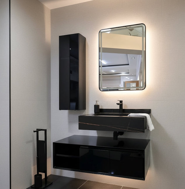 Dollap banjo LOFT (BL202 e zezë) 100cm