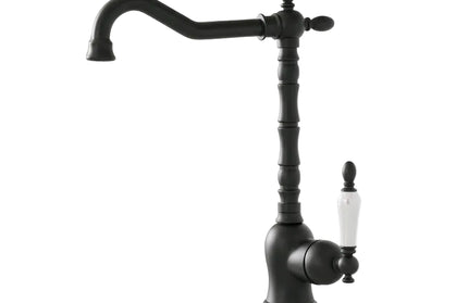 Rubinet kuzhine GPD Retro e zezë - MTE180-S