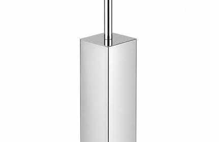 Brusha për WC inox katrore
