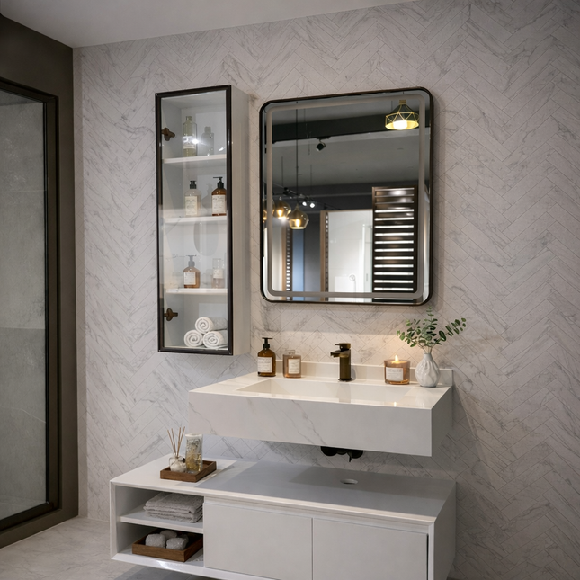 Dollap banjo LOFT (BL201 i bardhë) 100cm