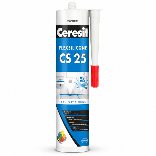 CERESIT CS 25 – Silikon sanitar transparent