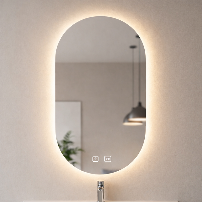 Pasqyrë elipse 60x100