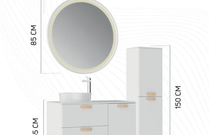 Dollap banjo Patara 100cm White - Creavit