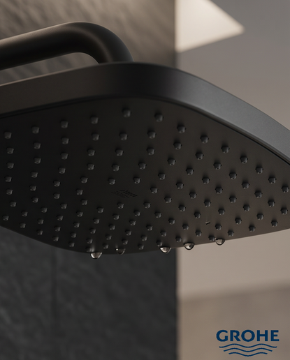 Rubinet Grohe dush i brendshëm Cubeo Black 1053362430