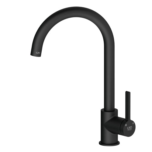 Rubinet kuzhine GPD Gildo e zezë - MTE165-S