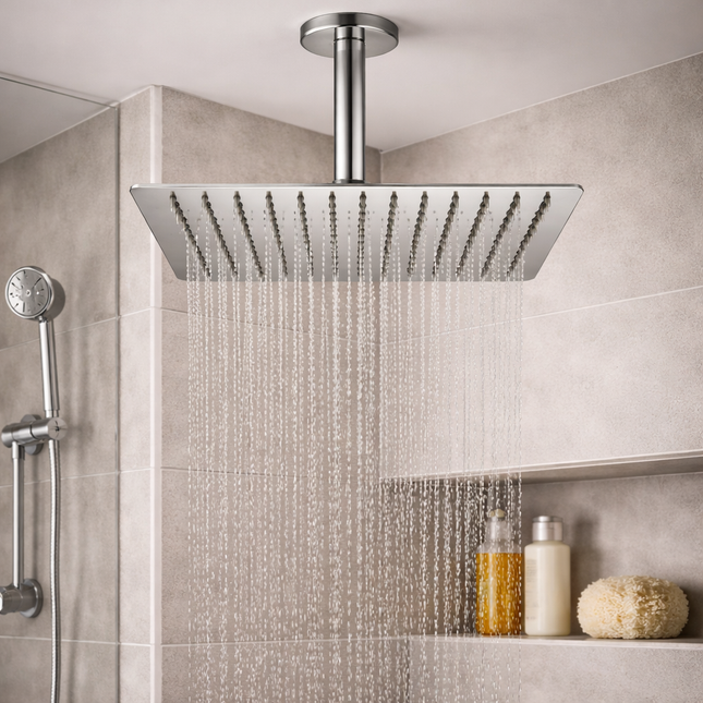 Kokë dushi 40x40cm inox