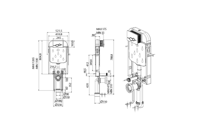 Fontan muri Creavit- GR5001
