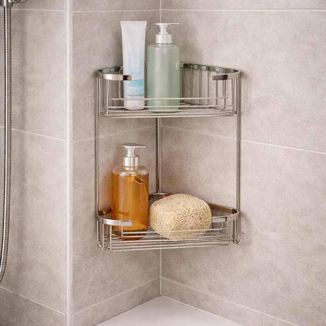 Mbajtëse shamponi inox 2/1 - GPD